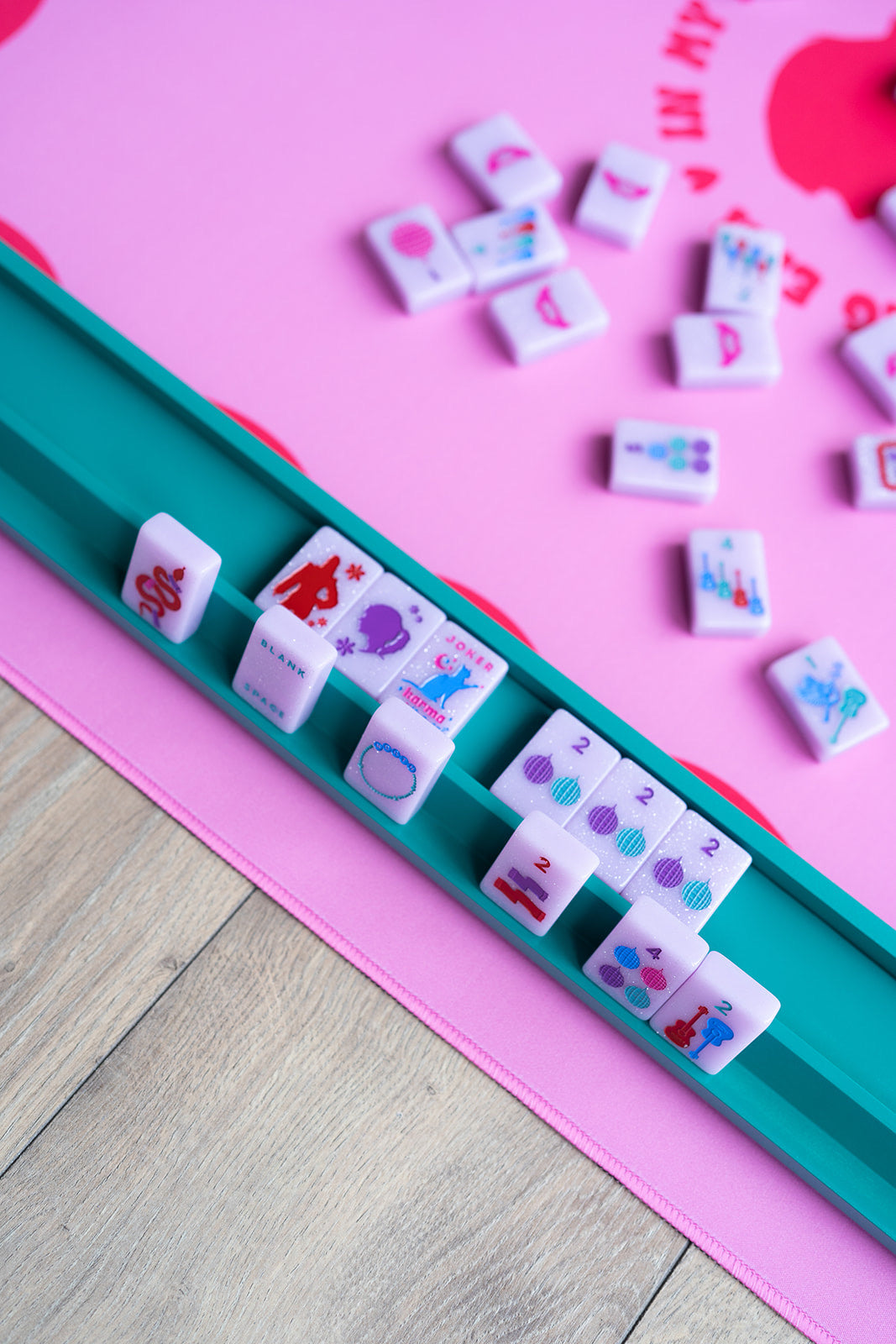 Mahjong Racks & Pushers (Set of 4)
