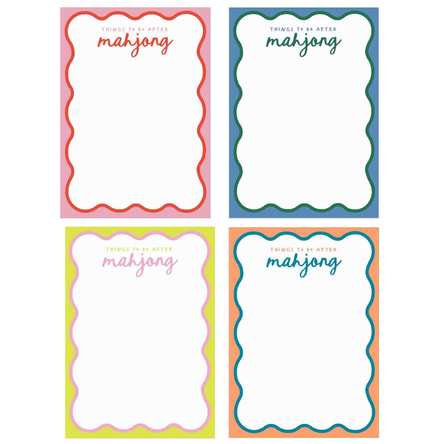 Things to Do After Mahj Notepad
