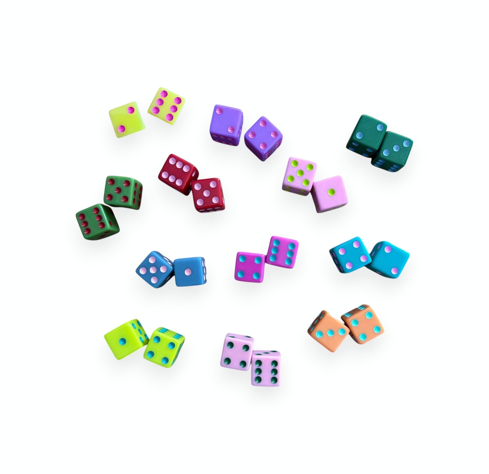 Dice (set of 2) – Peace Love Mahjong