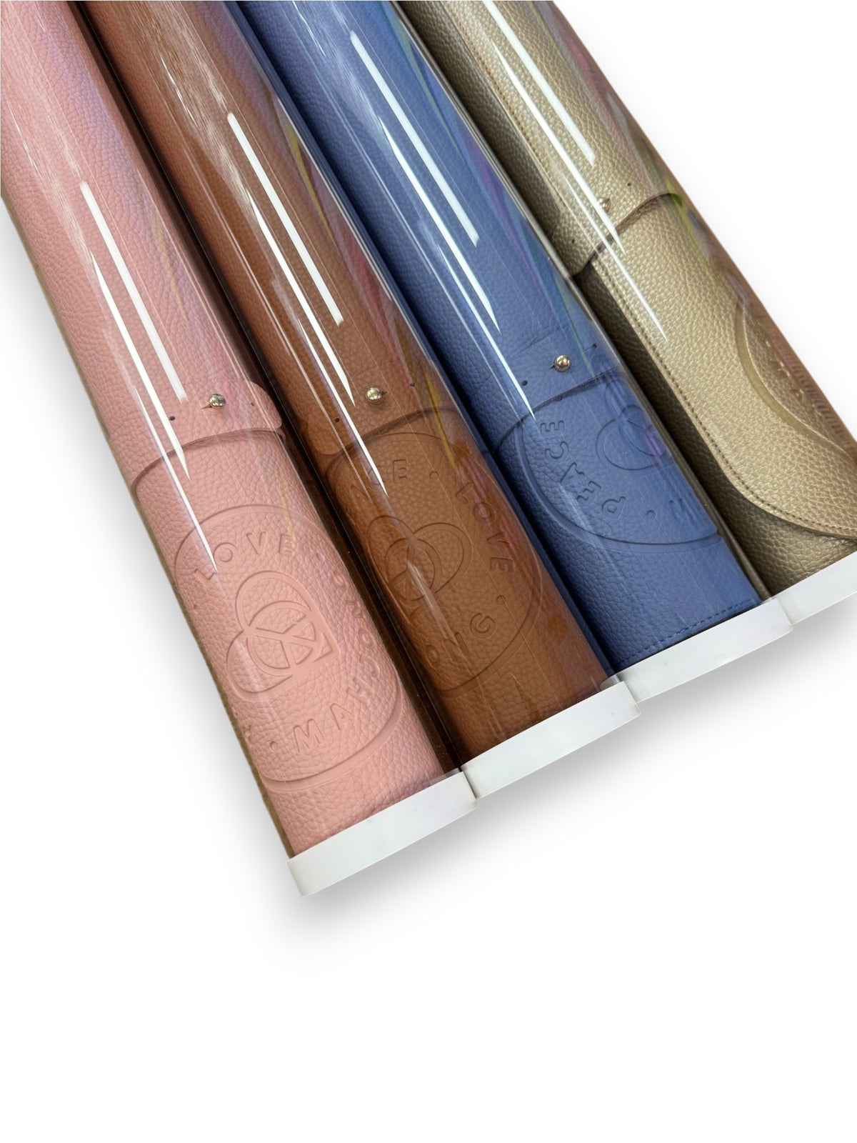 Vegan Leather Mahjong Mats with Mat Tube