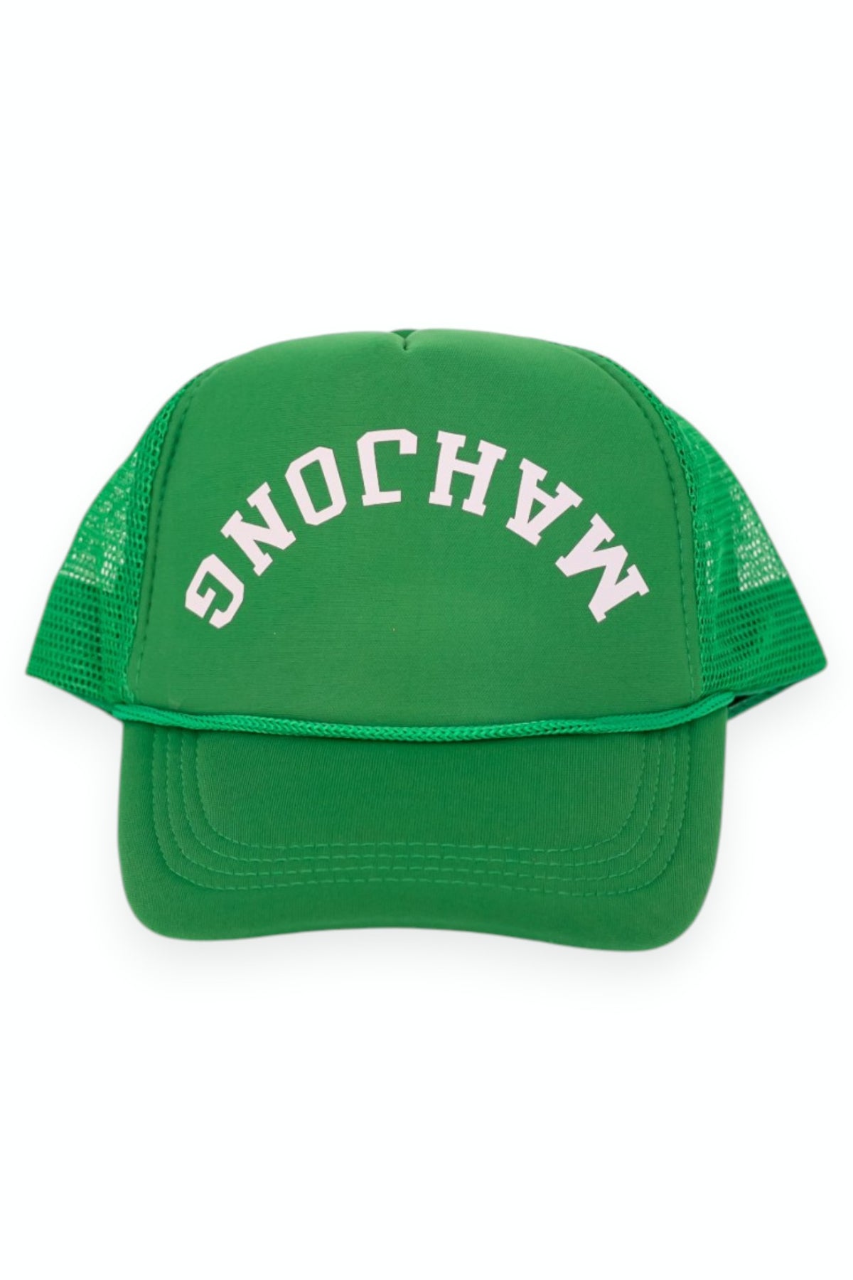 Upside Down Mahjong Hat - Green