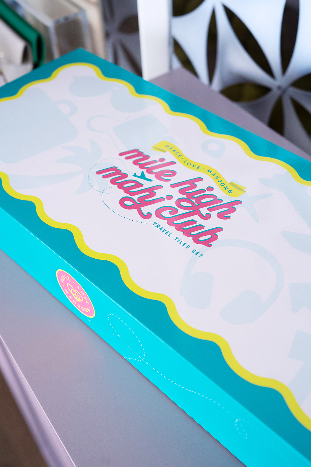 Vibrant Vibes - Mile High Mahj Travel Tiles Set