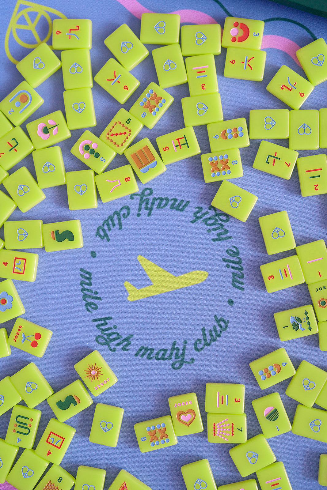 Mile High Mahj Club Travel Tiles