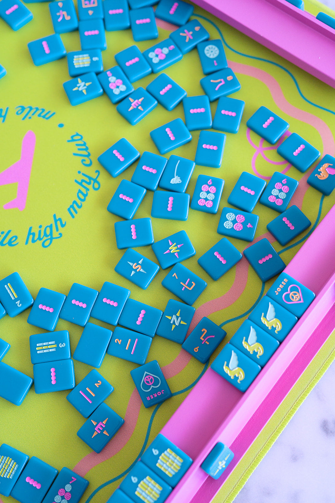 Mile High Mahj Club Travel Tiles