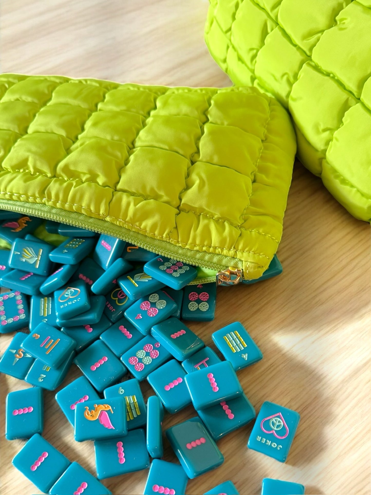 Totally Teal - Mile High Mahj Travel Tiles Set