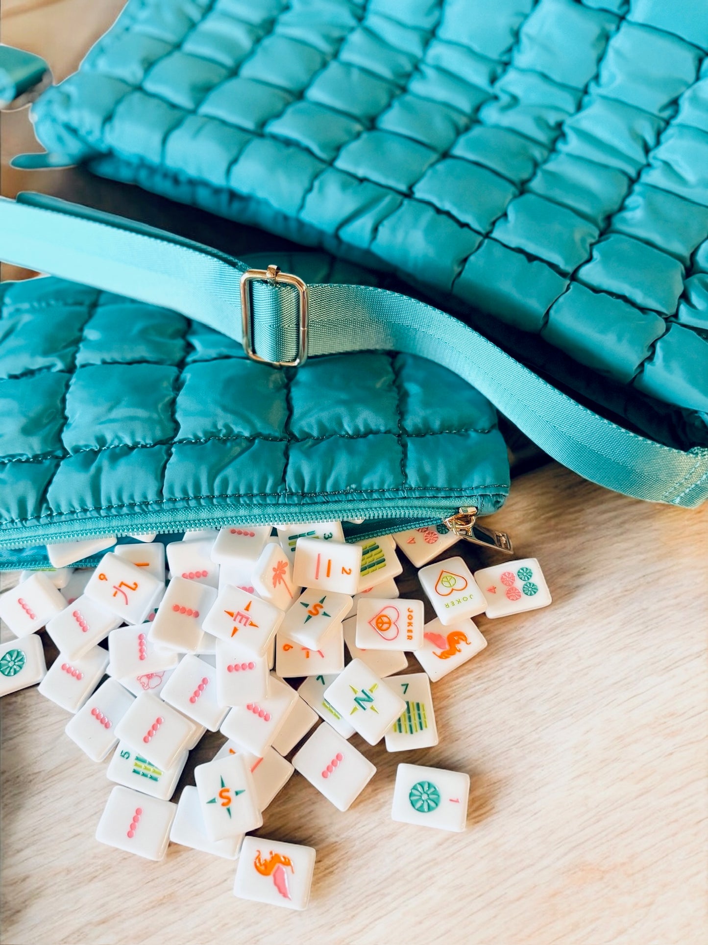 Vibrant Vibes - Mile High Mahj Travel Tiles Set