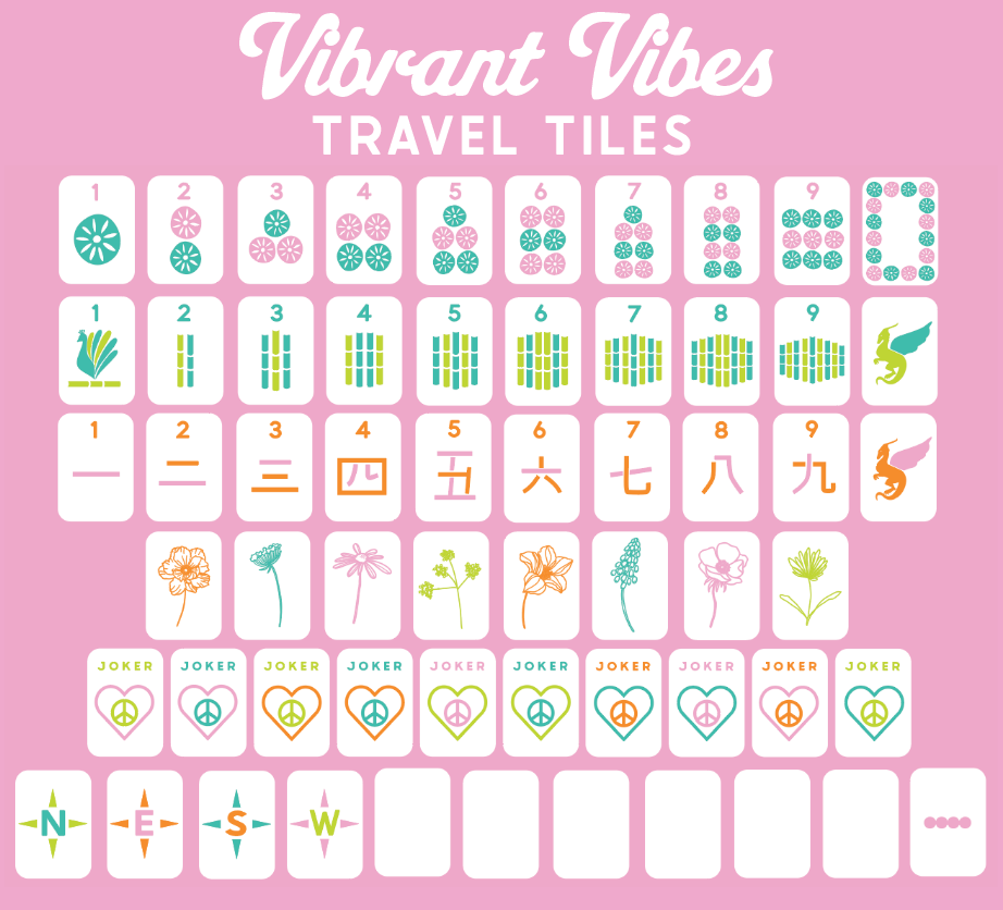 Mile High Mahj Club Travel Tiles