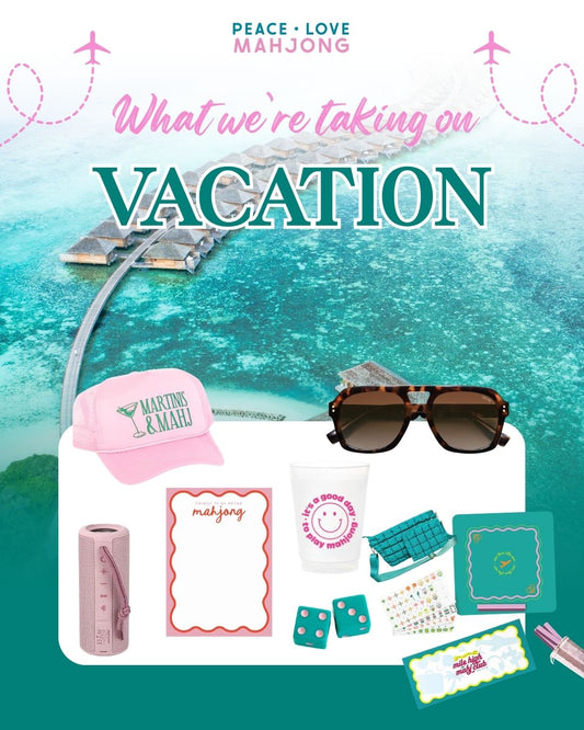 What's In Our Mahjong Vacation Bag?