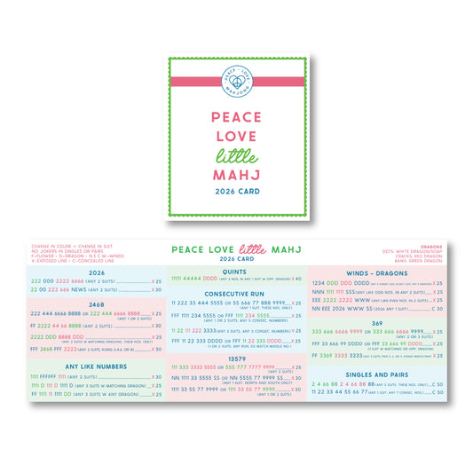 2026 Little Mahj Card