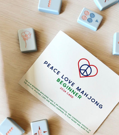 Beginner Peace Love Mahjong Card