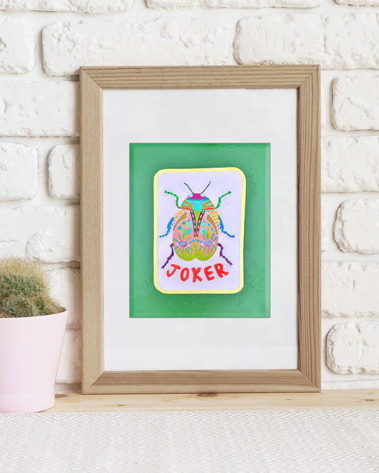 Scarab of Fortune Mahjong Art Print - Caitlin Peters
