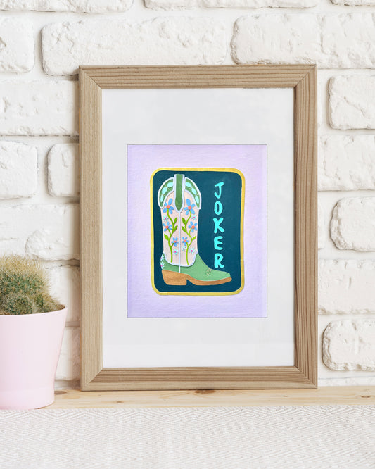 Lucky Step Mahjong Art Print - Caitlin Peters
