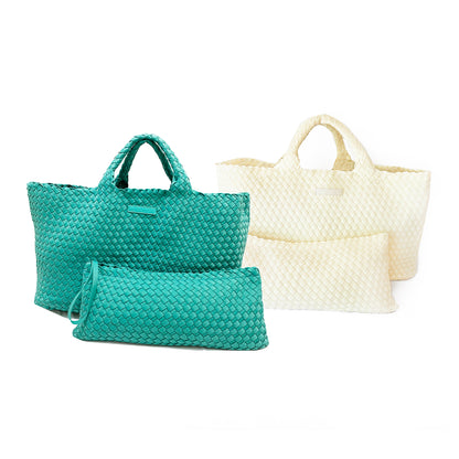 Mahjong Bag - Large Woven Mahjong Carryall