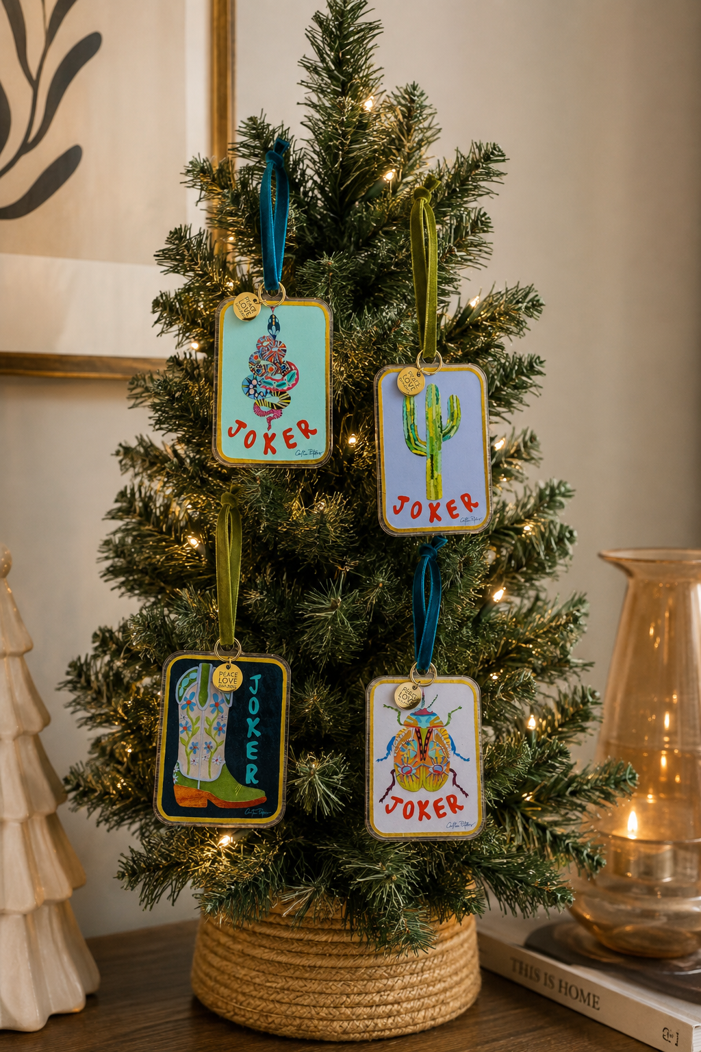 Caitlin Peters x Peace Love Mahjong Acrylic Ornament