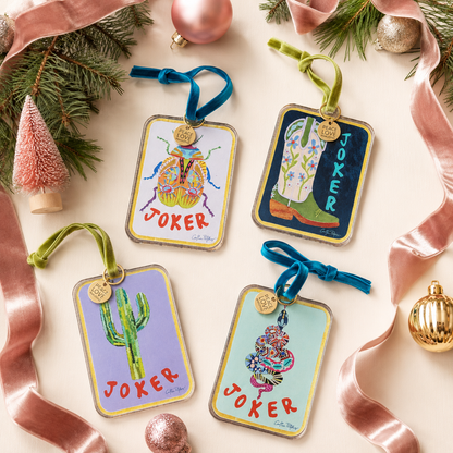 Caitlin Peters x Peace Love Mahjong Acrylic Ornament