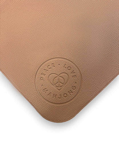 Vegan Leather Mahjong Mats with Mat Tube