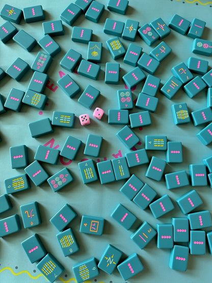 OG Mahj Tiles - Totally Teal