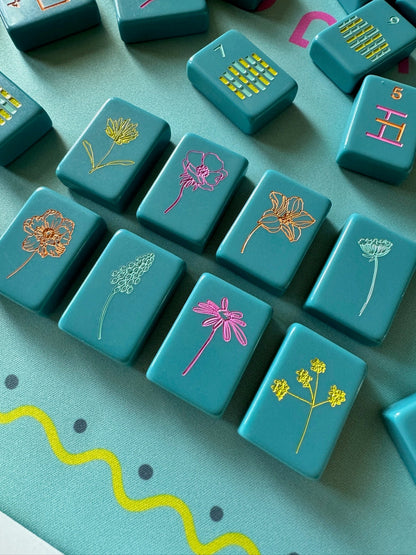 OG Mahj Tiles - Totally Teal