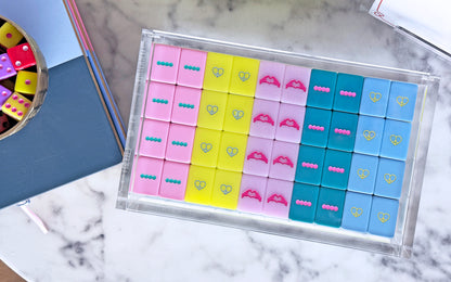 Lucite Mahjong Tile Display Box