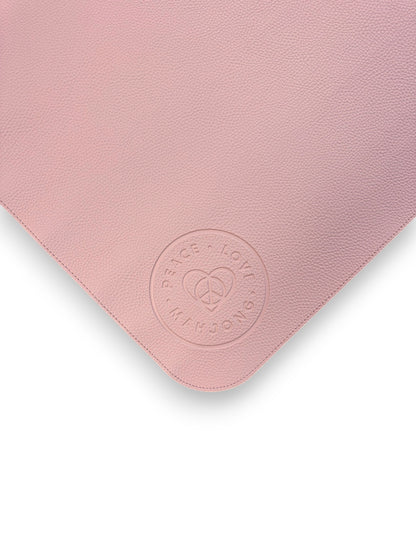Vegan Leather Mahjong Mats with Mat Tube