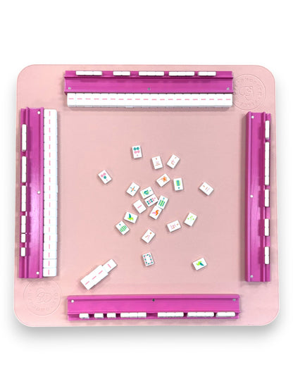 Vegan Leather Mahjong Mats with Mat Tube