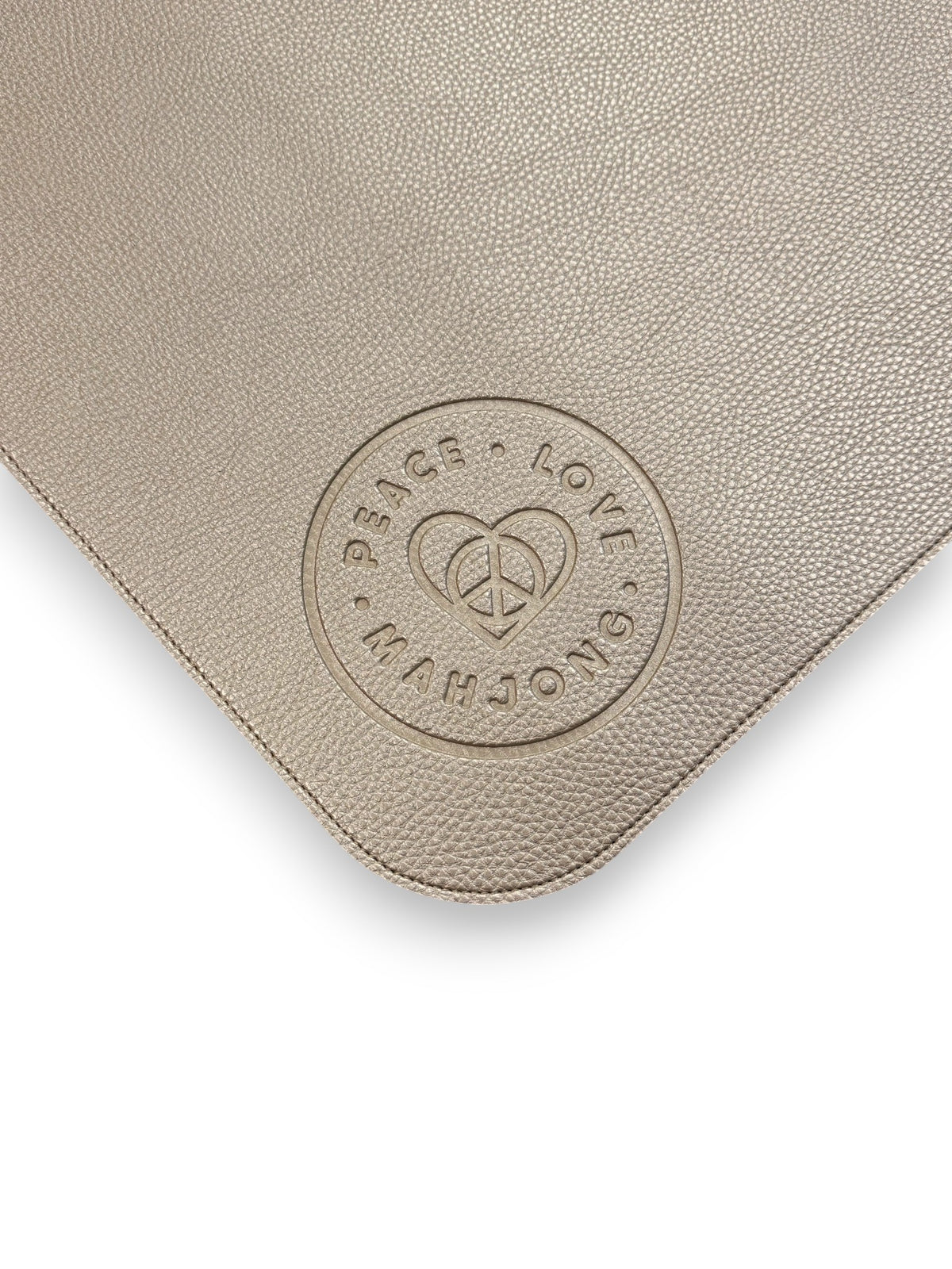 Vegan Leather Mahjong Mats with Mat Tube