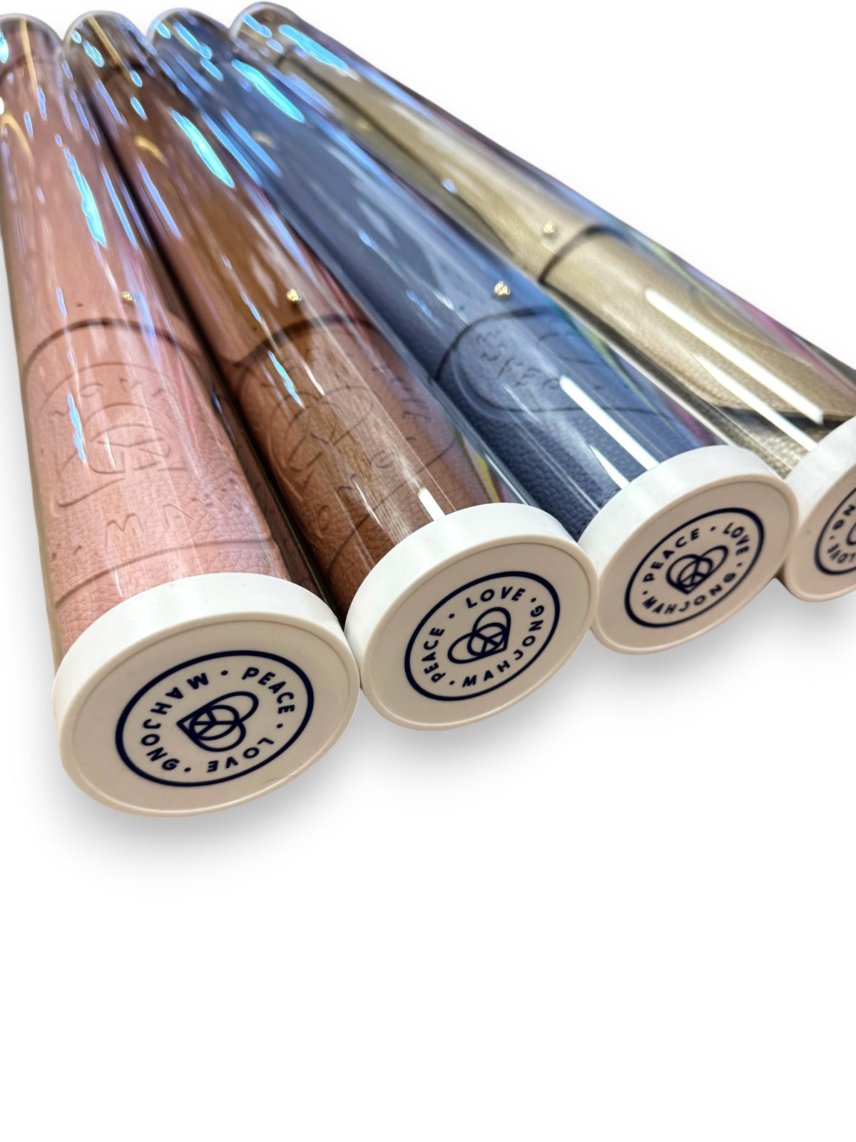Vegan Leather Mahjong Mats with Mat Tube