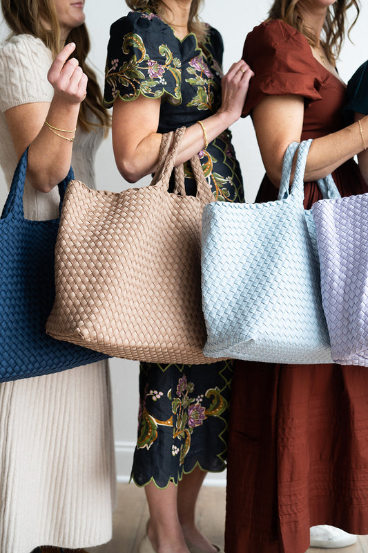 Woven Mahjong Carryall - 7 Colors