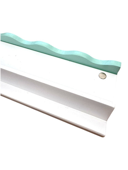 Wavy Mahjong Rack Pusher Set - Mint