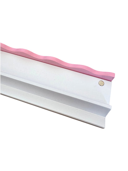 Wavy Mahjong Rack Pusher Set - Light Pink