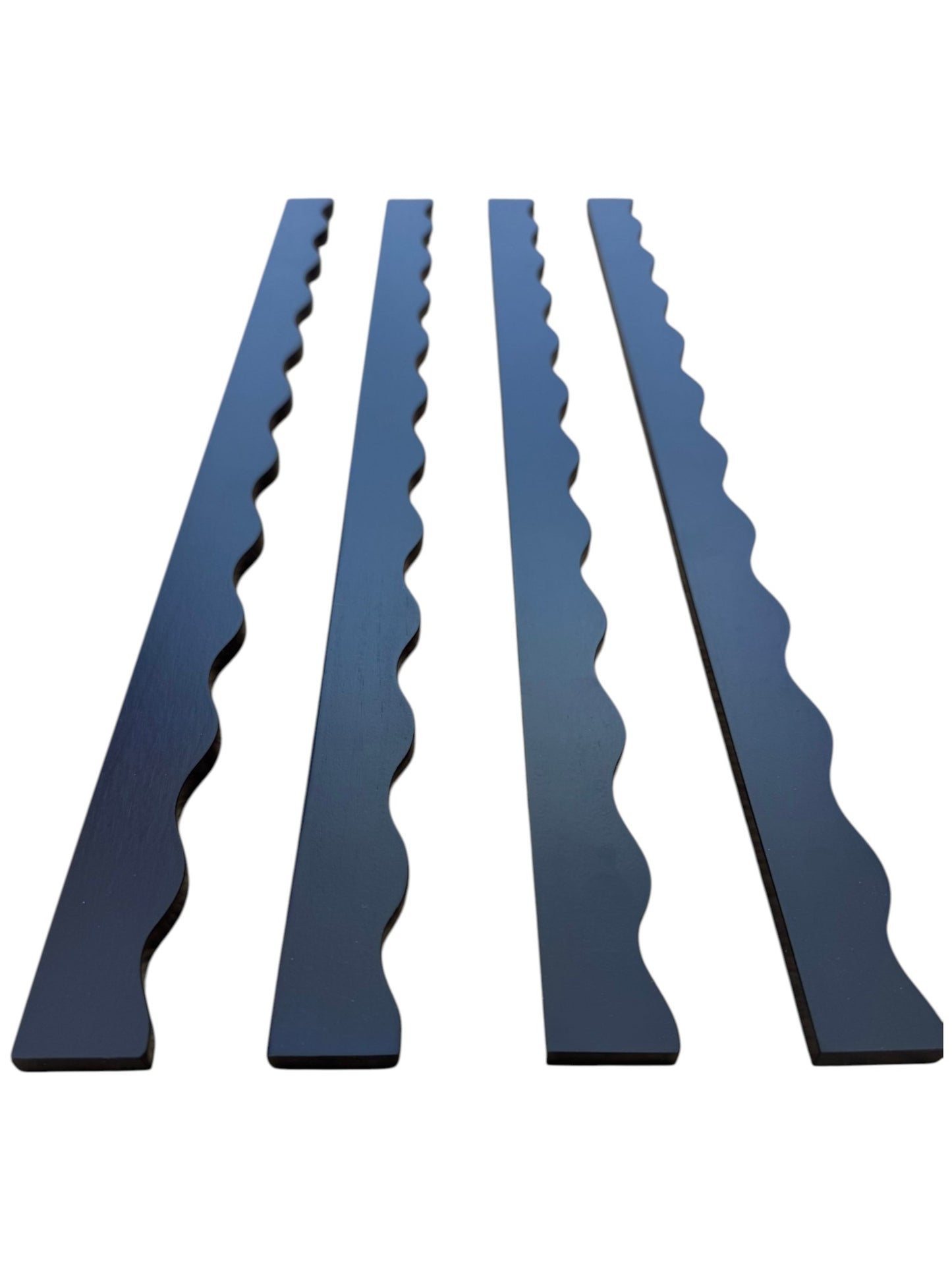 Wavy Mahjong Rack Pusher Set - Navy