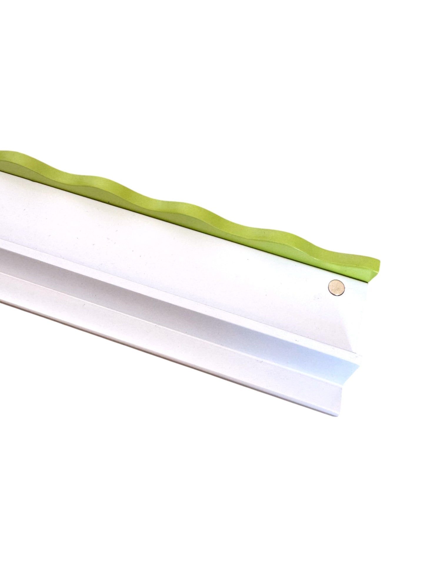 Wavy Mahjong Rack Pusher Set - Chartreuse