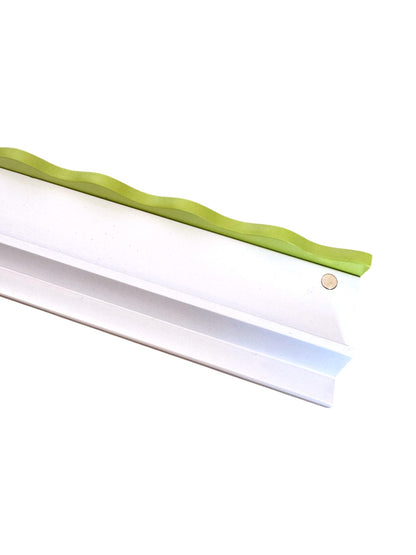 Wavy Mahjong Rack Pusher Set - Chartreuse