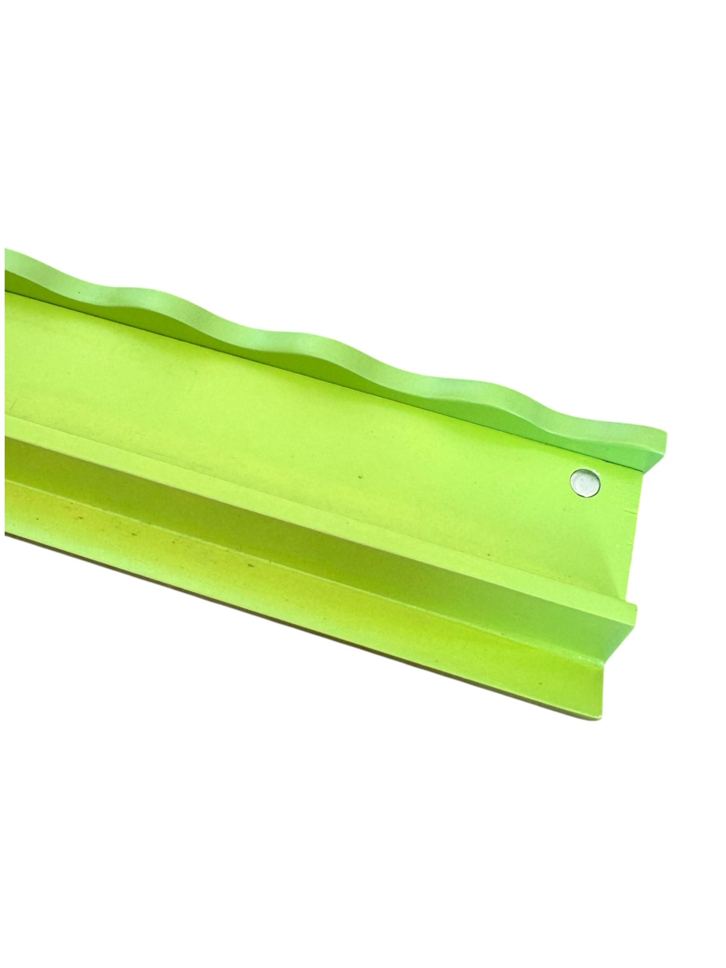 Wavy Mahjong Rack Pusher Set - Chartreuse