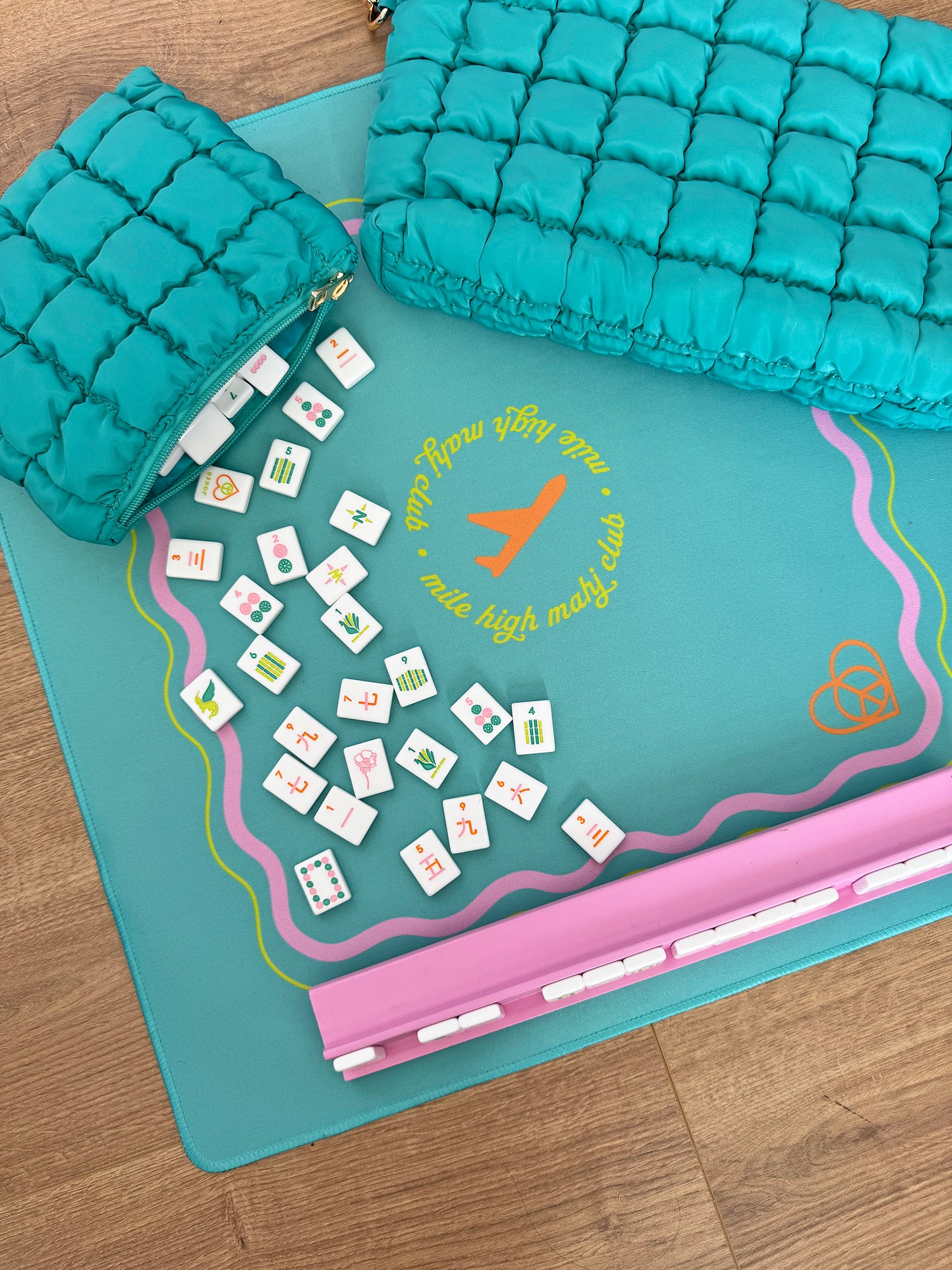 Vibrant Vibes - Mile High Mahj Travel Tiles Set