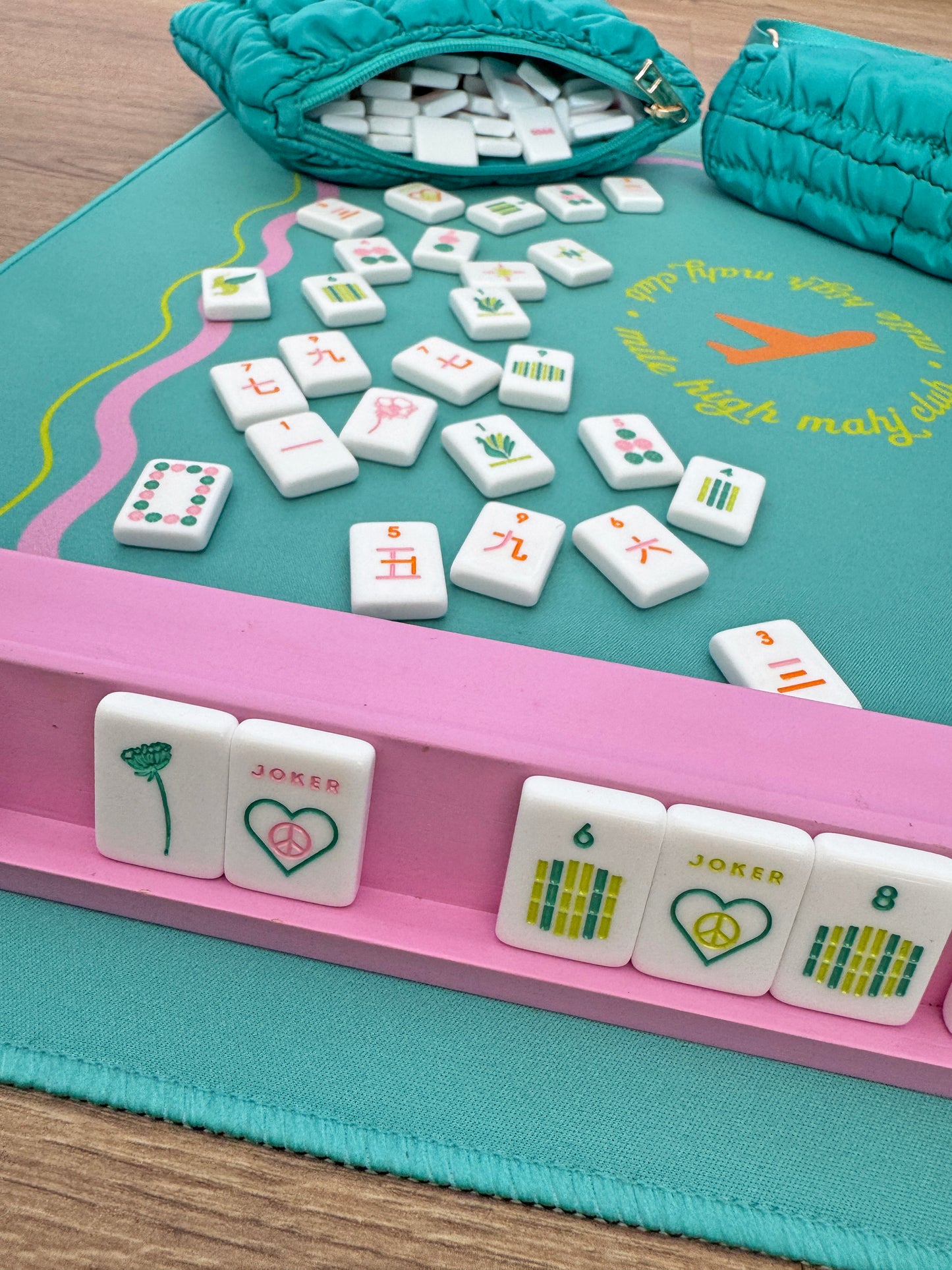 Vibrant Vibes - Mile High Mahj Travel Tiles Set
