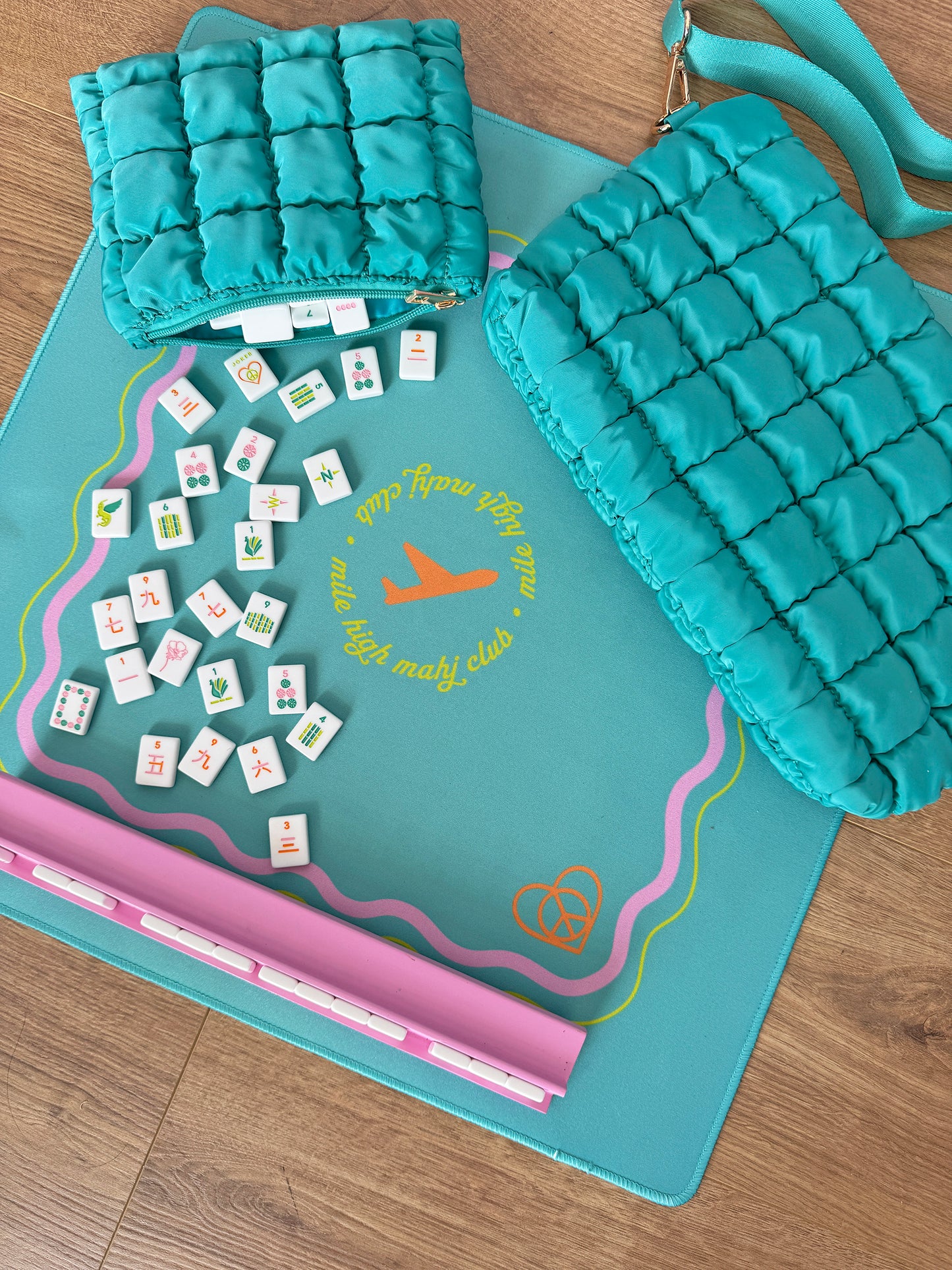 Vibrant Vibes - Mile High Mahj Travel Tiles Set