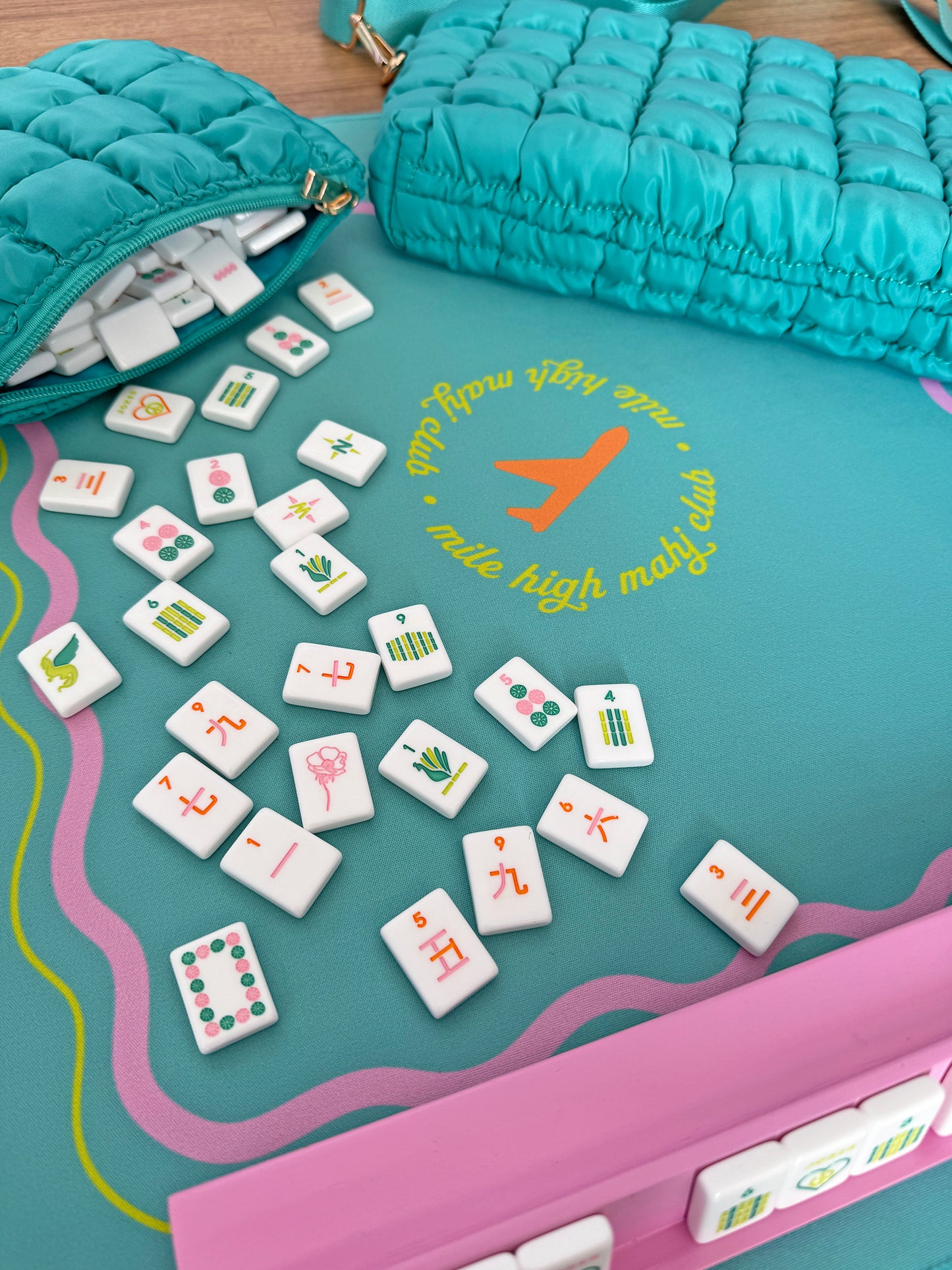 Vibrant Vibes - Mile High Mahj Travel Tiles Set