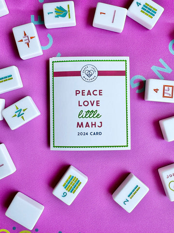 Peace Love Mahjong Vibrant Vibes Tile Set