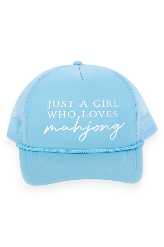 Just A Girl Who Loves Mahjong Hat