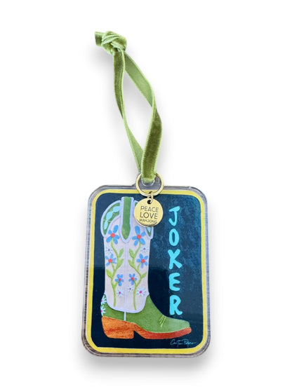 Caitlin Peters x Peace Love Mahjong Acrylic Ornament