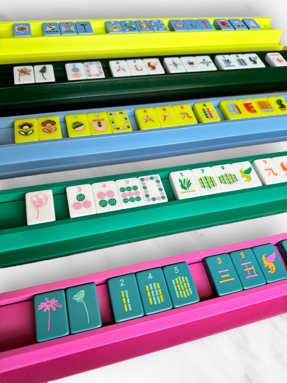 Mahjong Racks & Pushers (Set of 4)