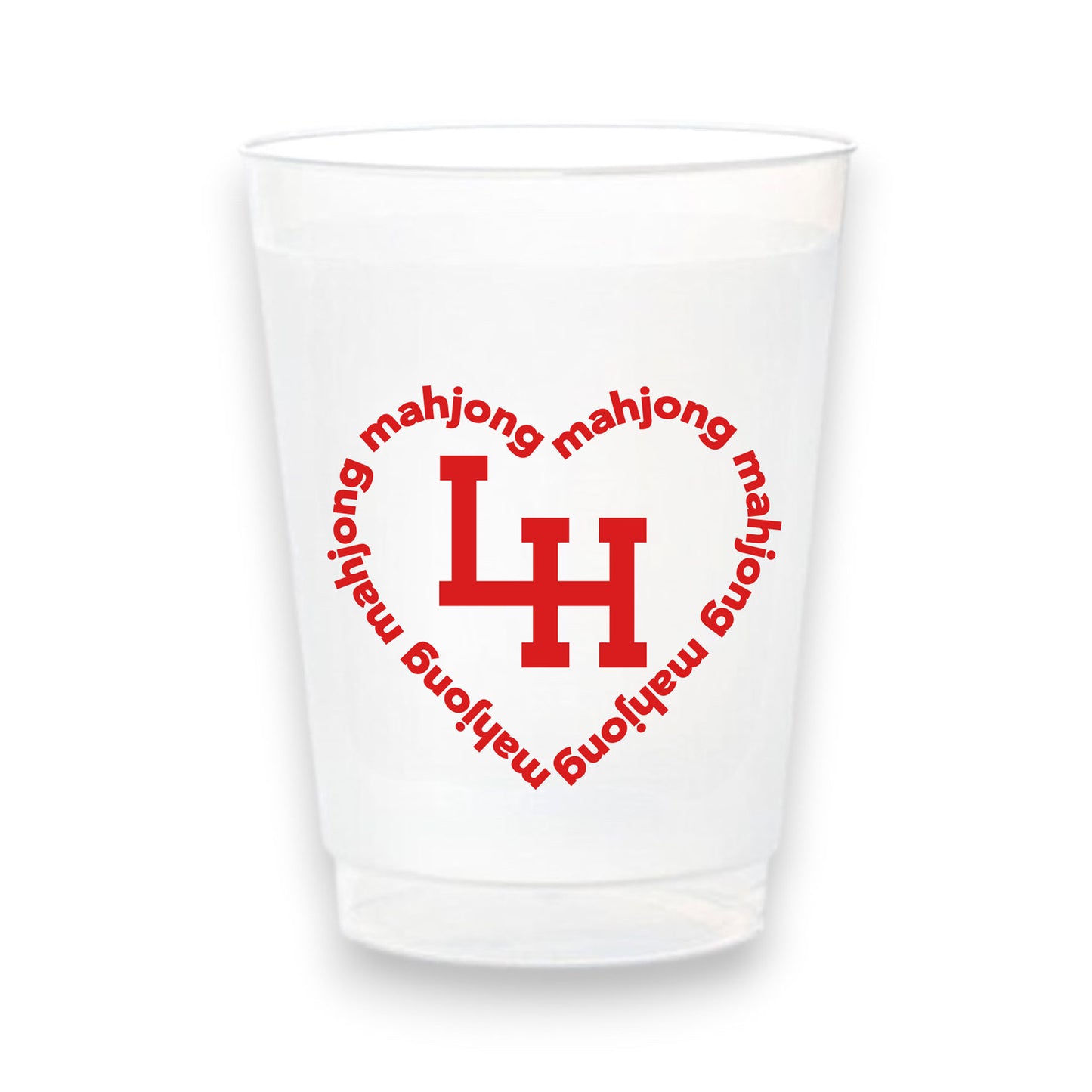 Stadium Frosted Mahjong Cups - Set of 10