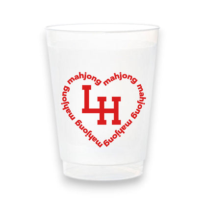 Stadium Frosted Mahjong Cups - Set of 10