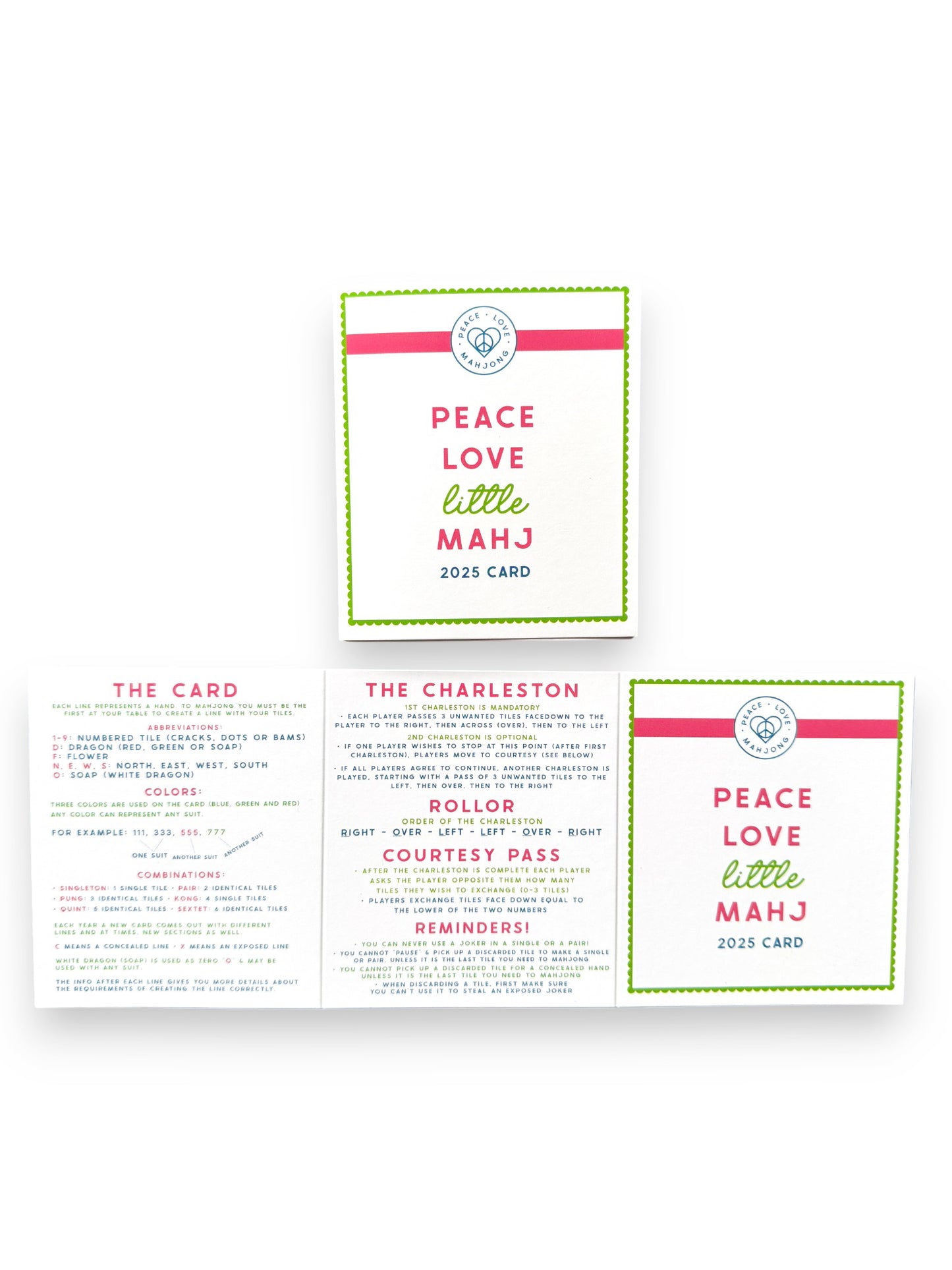 2025 Little Mahj Card