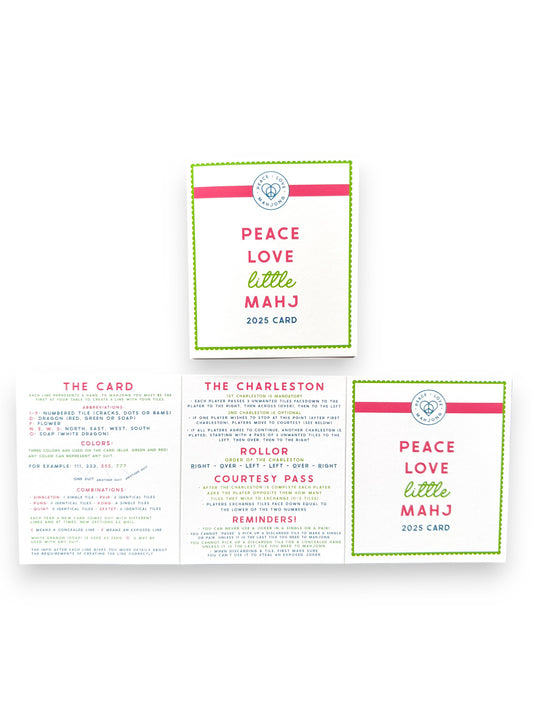 2025 Little Mahj Card