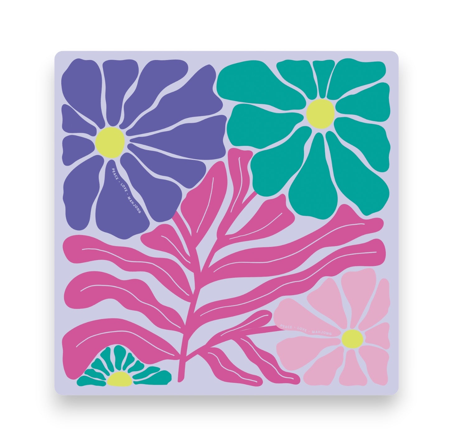 Mahjong Mats - Flowers – Peace Love Mahjong