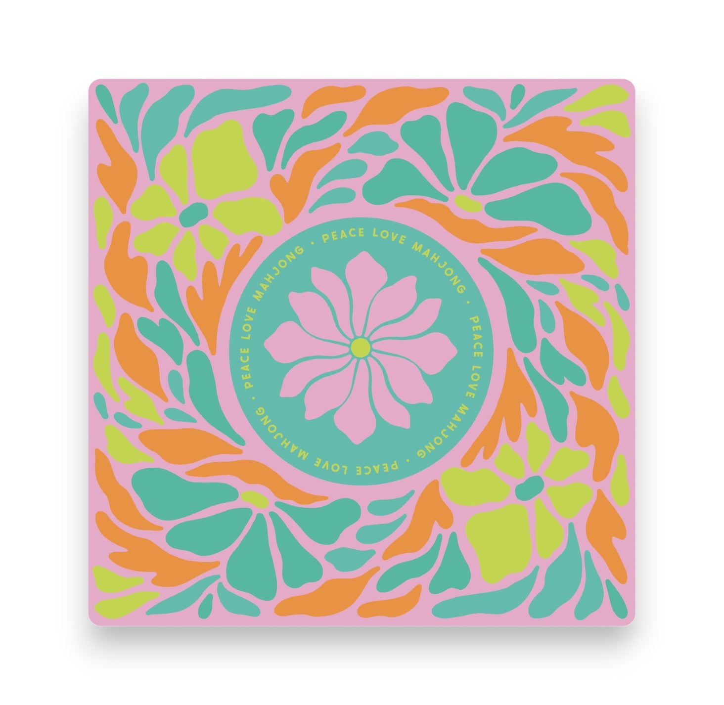 マトファー　マジフラワー Mahjong Mats - Flowers – Peace Love Mahjong