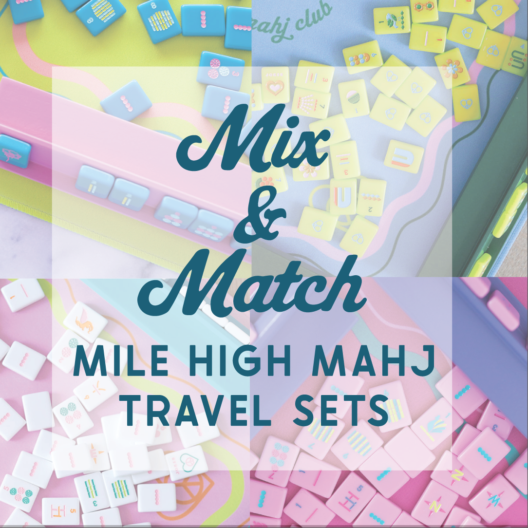Mix & Match Mile High Mahj Travel Tiles Set