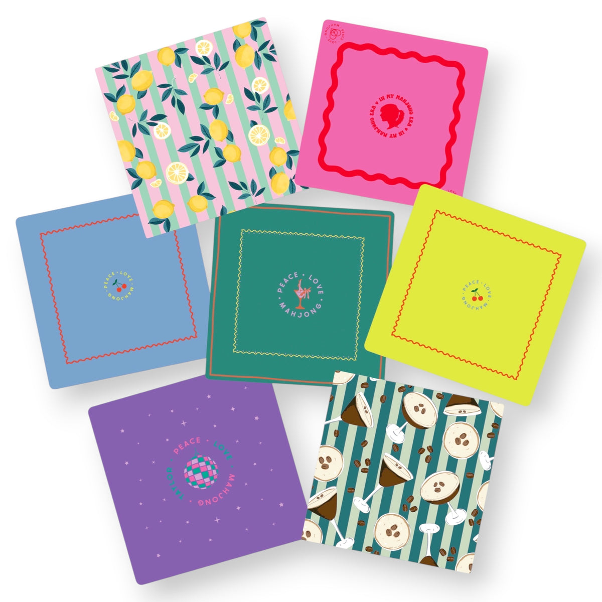 Mahjong Mats - Patterns & Icons – Peace Love Mahjong